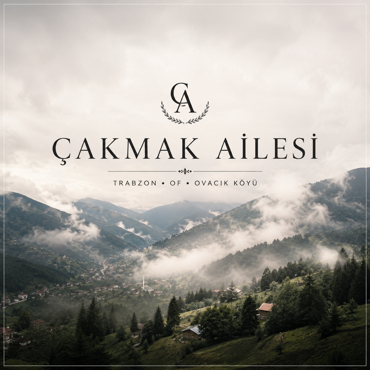 Trabzon Of Ovacık Köyü'nden bir görünüm